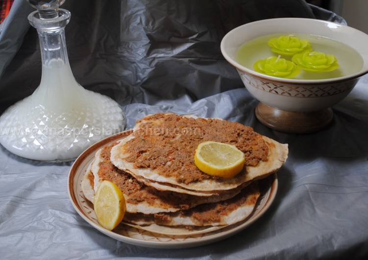 Recipe of Speedy Lahmacun pizza