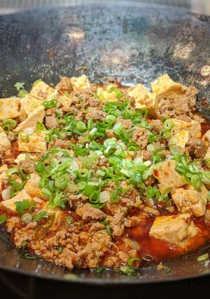 A picture of Mapo Tofu.