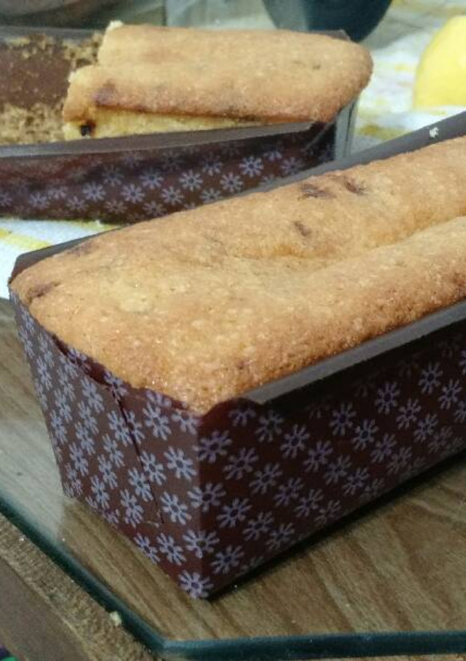 Una foto de Budín con maní crocante