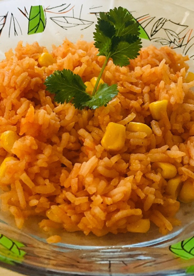 Una foto de 🇲🇽Arroz rojo perfecto🇲🇽 👌🏼