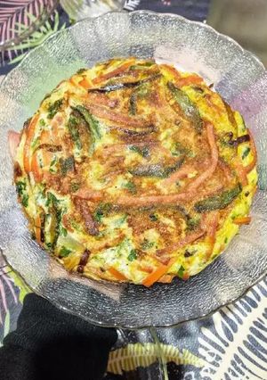 Una foto de Frittata de vegetales 🤤