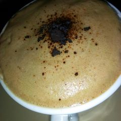 A picture of Dalgona coffee.