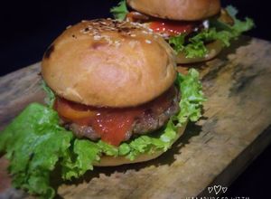 Foto resep Hamburger With Beef Patty HomeMade