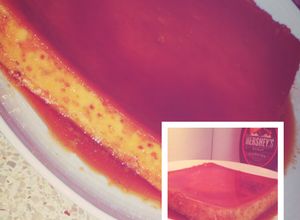Una foto de Flan de Leche