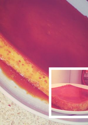 Una foto de Flan de Leche