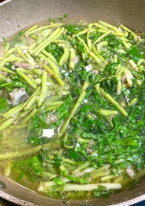 Hình của món Canh ngó khoai.