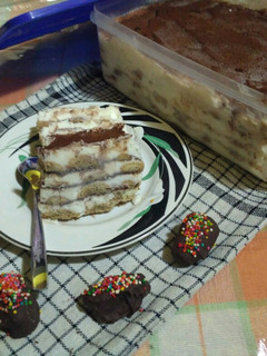 Foto resep Tiramisu Egg Drop Dobel Resep 🍰🍰☕