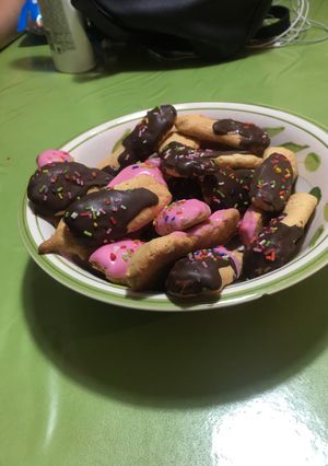 Una foto de Galletitas deditos de chocolate