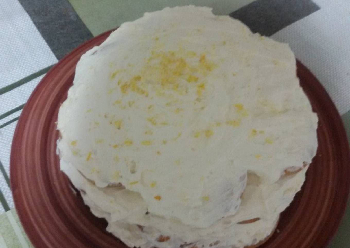 Tarta de limón y galletas con thermomix