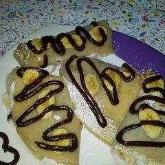 A picture of Banana Crepes.