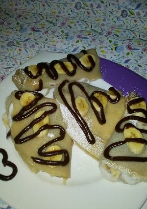 A picture of Banana Crepes.