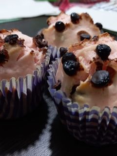 Una foto de Muffins con chispas de chocolate