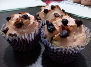 Una foto de Muffins con chispas de chocolate