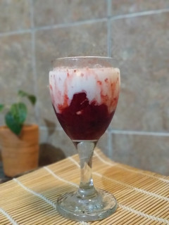 Foto resep Korean ice strawberry milk