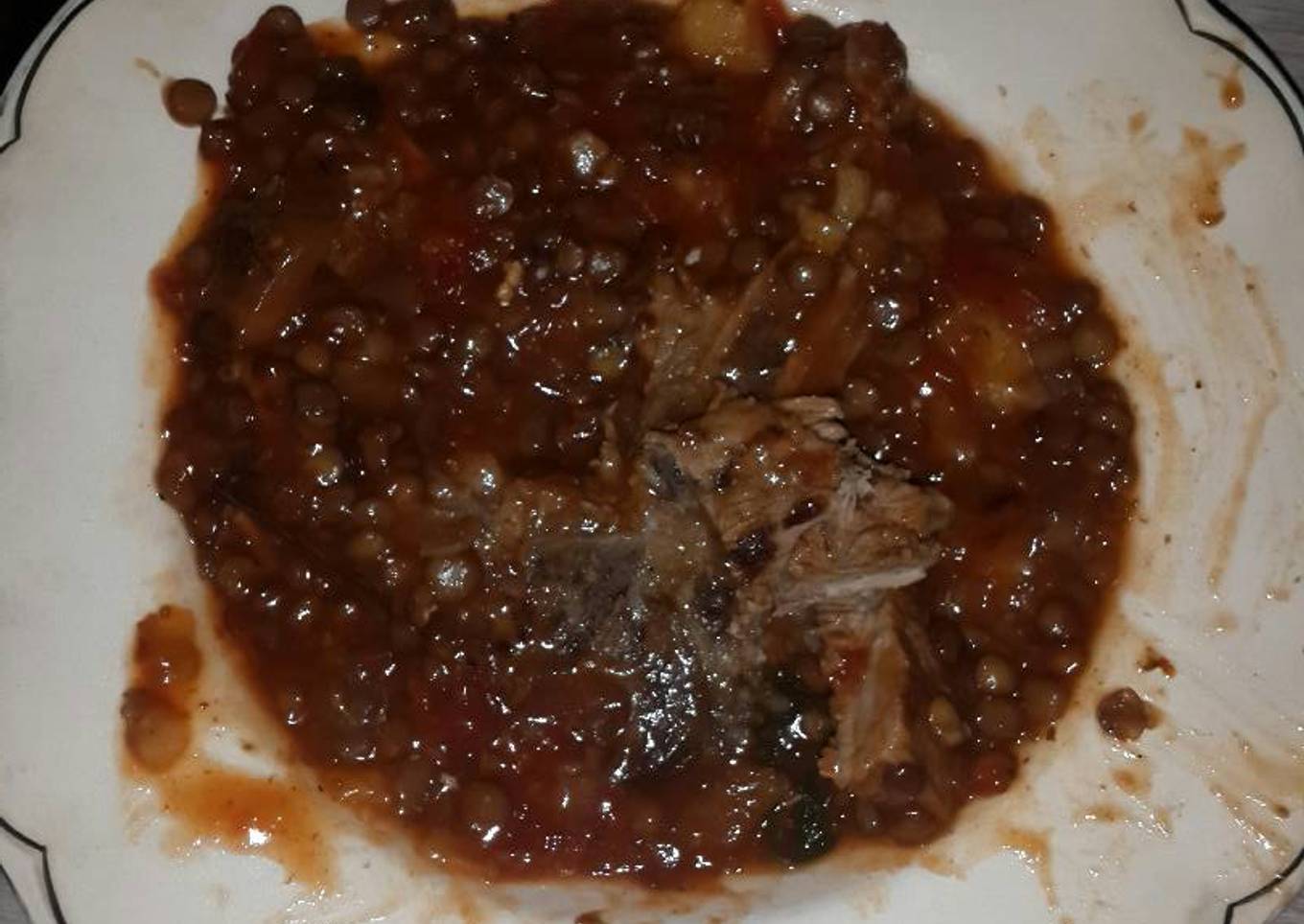 Guiso de lentejas