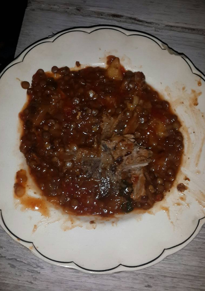 Una foto de Guiso de lentejas