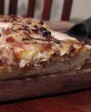 🫓 Tarta Express de Queso, Jamón y Cebolla Caramelizada (¡Infalible!)