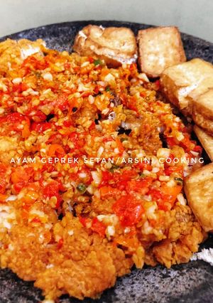Foto resep Ayam Geprek Sambal Setan