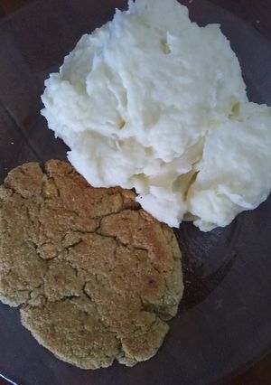 Una foto de Milanesas de garbanzos