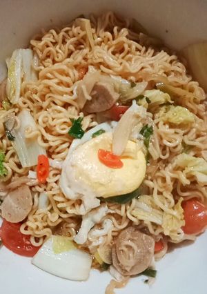 Foto resep Mie Nyemek Sawi