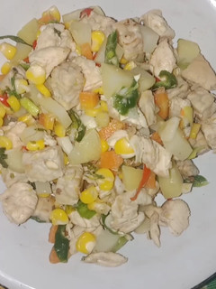 Foto resep Tumis ayam sayur untuk diet