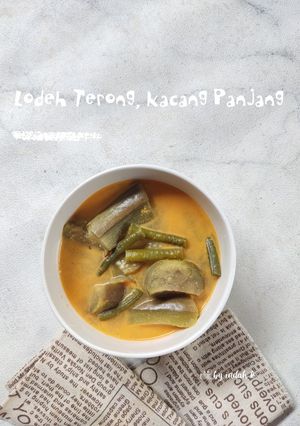 Foto resep Lodeh Terong, Kacang Panjang