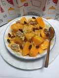 Ensalada de Papaya con Miel Nueces Castañas, pasas !