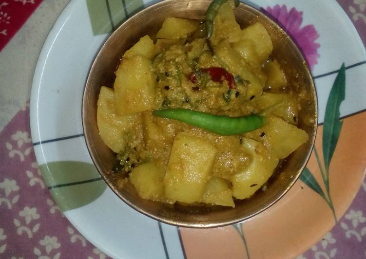 How to Prepare Any-night-of-the-week Aloo posto