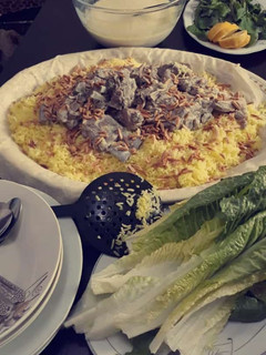 صورة لوصفة منسف باللحمه