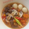 Sop daging pedas manis