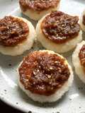 Pounded Rice Cakes with Sweet Miso & Walnut Sauce