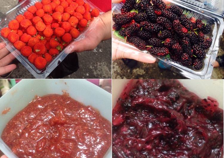 Cara Gampang Membuat Berry (sauce) or (jam) yang Bikin Ngiler