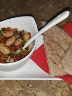 Una foto de Porotos a la vinagreta