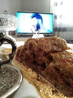 صورة لوصفة بقلاوة تركية