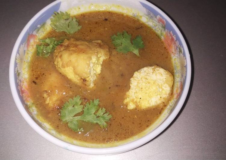 Veg egg curry