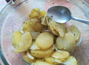 Una foto de Ensalada fresca de patatas