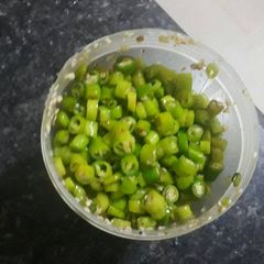 A picture of Hari mirch ke jhatpat aachar.