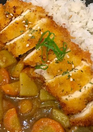Foto resep Chicken katsu curry