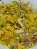 Ensalada🥗cremosa🥙de mango🥭manzana🍏y aguacate🥑🥗🥙