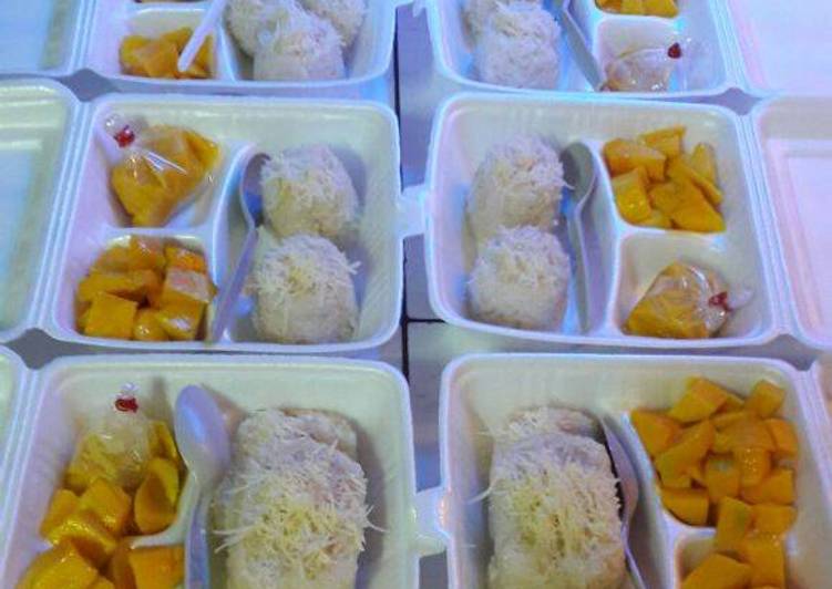 Cara buat Ketan Fla Mangga yang nikmat Untuk Jualan