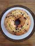 Budín de naranja y chispas de chocolate