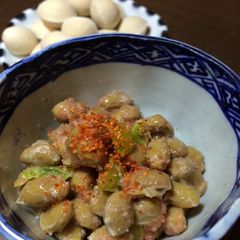 A picture of #5 Easy Japanese cooked Ginkyo-Tarako-Natto.