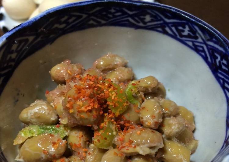 Easiest Way to Make Homemade #5 Easy Japanese cooked Ginkyo-Tarako-Natto