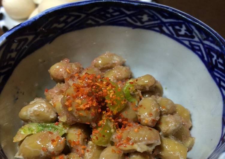 Simple Way to Prepare Super Quick Homemade #5 Easy Japanese cooked Ginkyo-Tarako-Natto