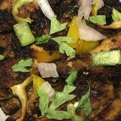 A picture of Bbq chicken wings.