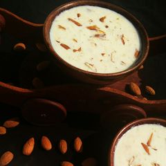 A picture of Almond Payasam.