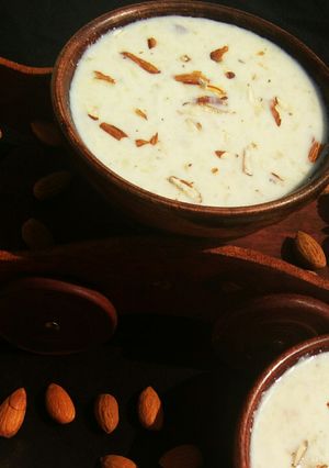 A picture of Almond Payasam.