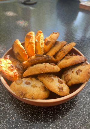 Une photo de Cookies citron chocolat blanc 🍪