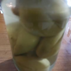 A picture of Salted raw mangoes.