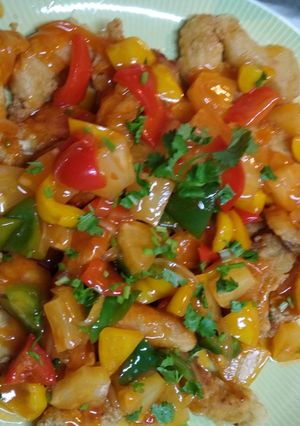 A picture of Fish n sour fish.